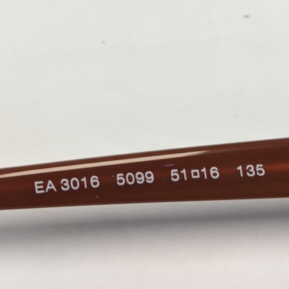 🕶️Emporio Armani EA3016 5099 Eyeglasses 51/16 135 /ALJ741🕶️ - Picture 8 of 10